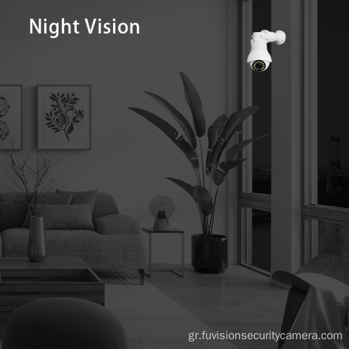 Night Vision Fisheye Προβολή PTZ WiFi IP κάμερα